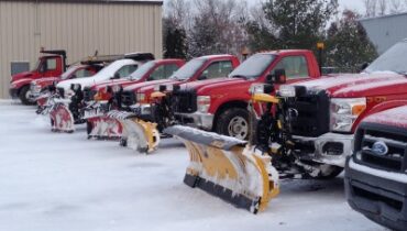 Snow plowing service in Amherst NY